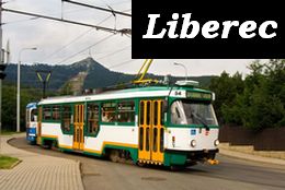 Tramvaj v Liberci obrazek tramvaje v Liberci pod Ještědem