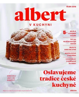 Magazín Albert v kuchyni říjen 2018