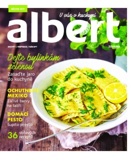 Magazín Albert v kuchyni březen 2019
